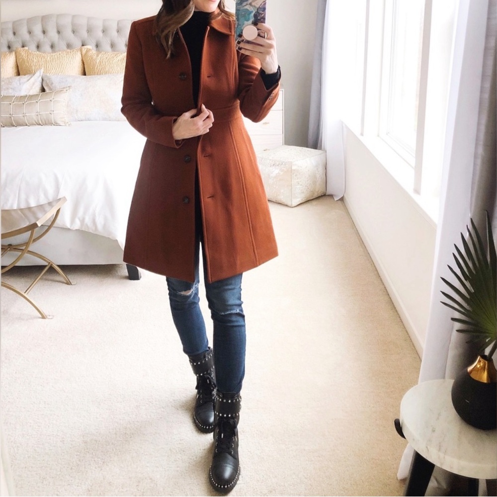 ISO: WANTED JCrew Lady Day Coat Redwood